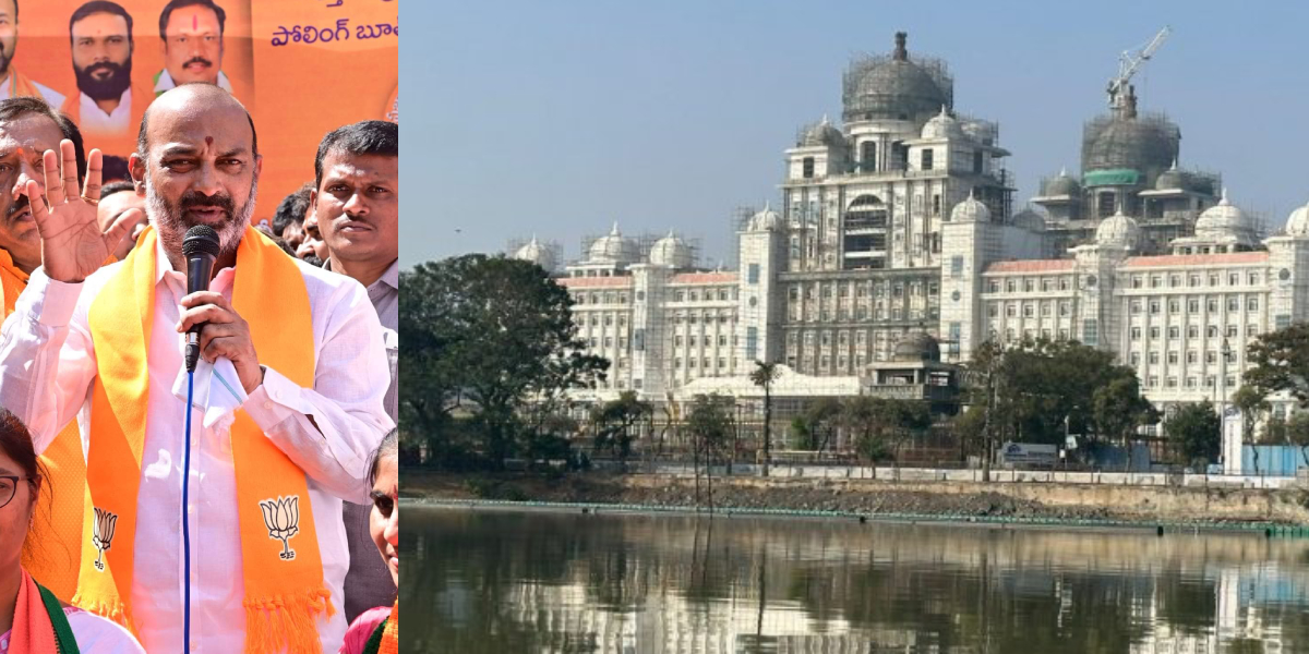 Bandi Sanjay demolish secretariate dome