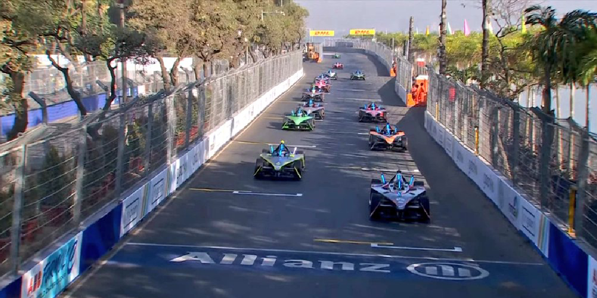 Hyderabad E Prix The podium finishers of the inaugural Formula E race in India will not get to "pop the champagne". (Formula E)