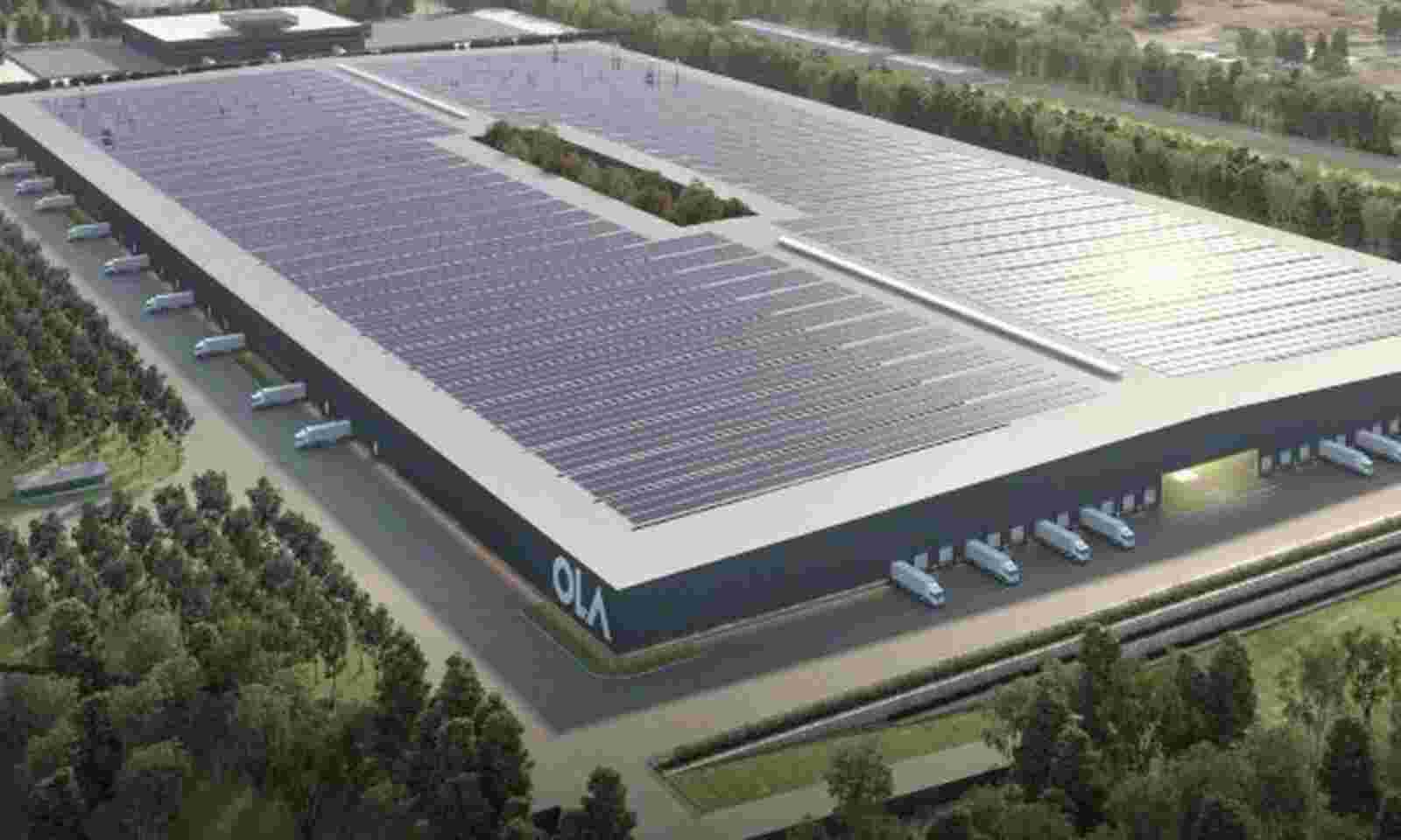 Ola factory in Krishnagiri in Tamil Nadu. (Supplied) Ola factory in Tamil Nadu