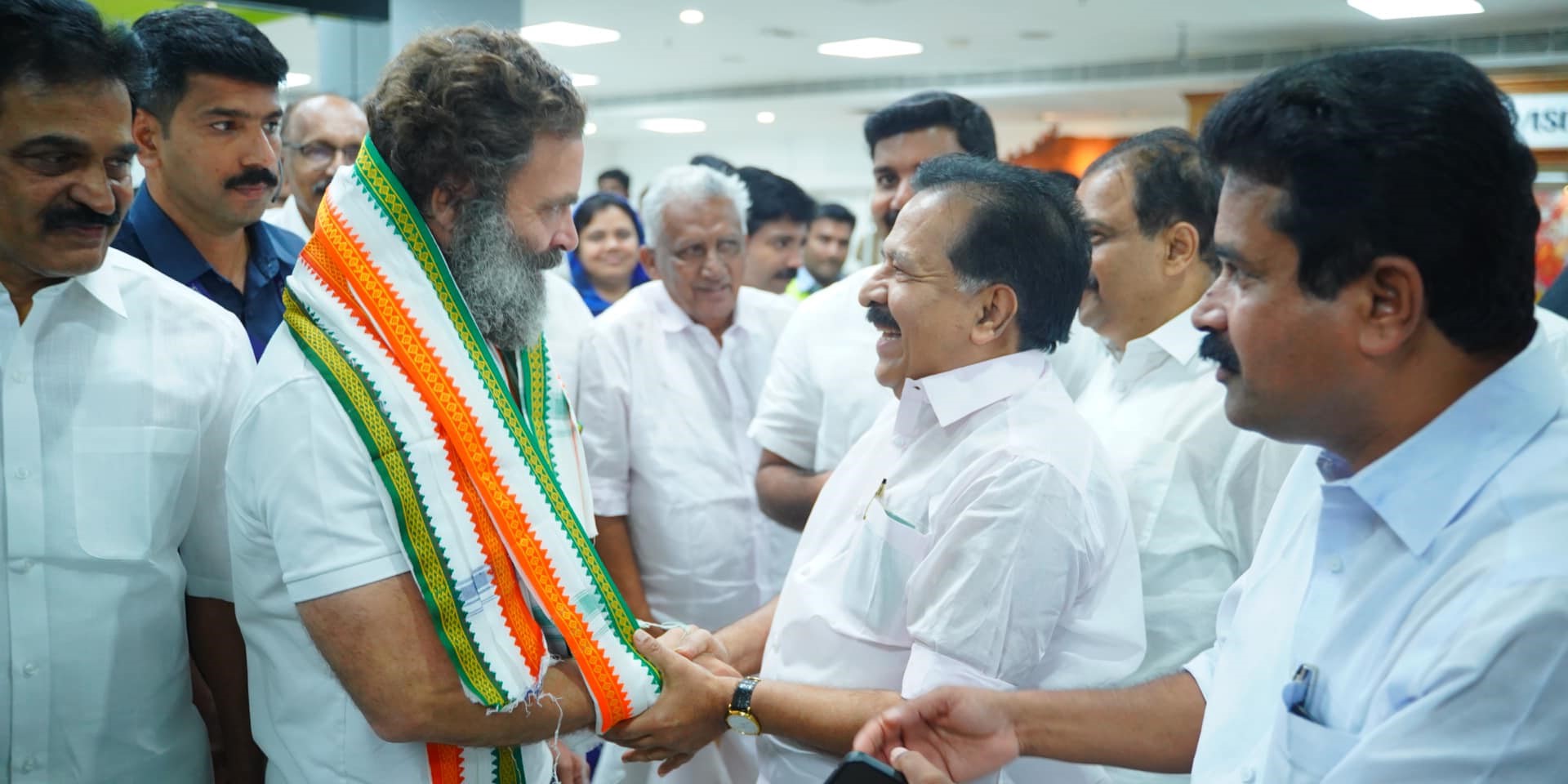 Ramesh Chennithala welcoming Rahul Gandhi in Kerala, during his first visit to the state after Bharat Jodo Yatra. (rameshchennithala/Facebook) Ramesh Chennithala interview