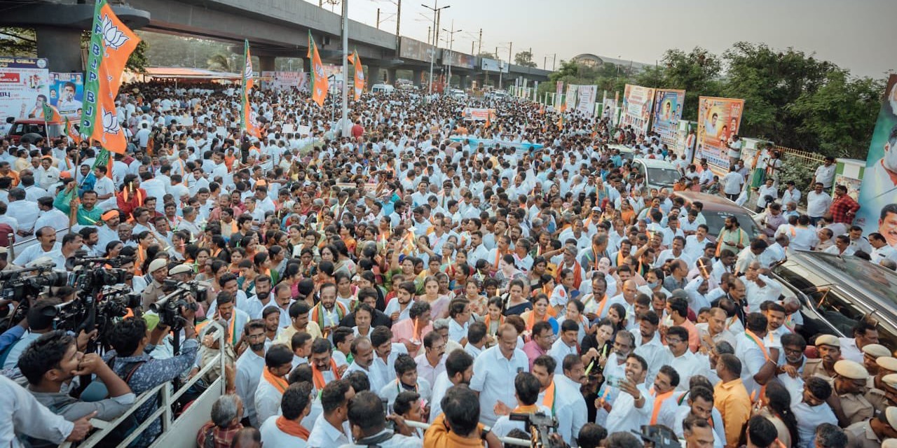 Tamil Nadu BJP protesting along with army veterans over the murder of  Lance Naik M Prabhu. (annamalai_k/Twitter) Jawan murder Tamil Nadu