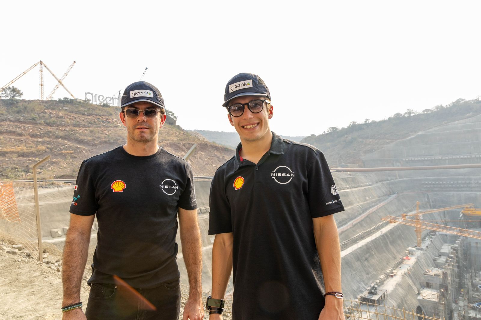 Team Nissan’s Formula E drivers Sacha Fenestraz and Norman Nato