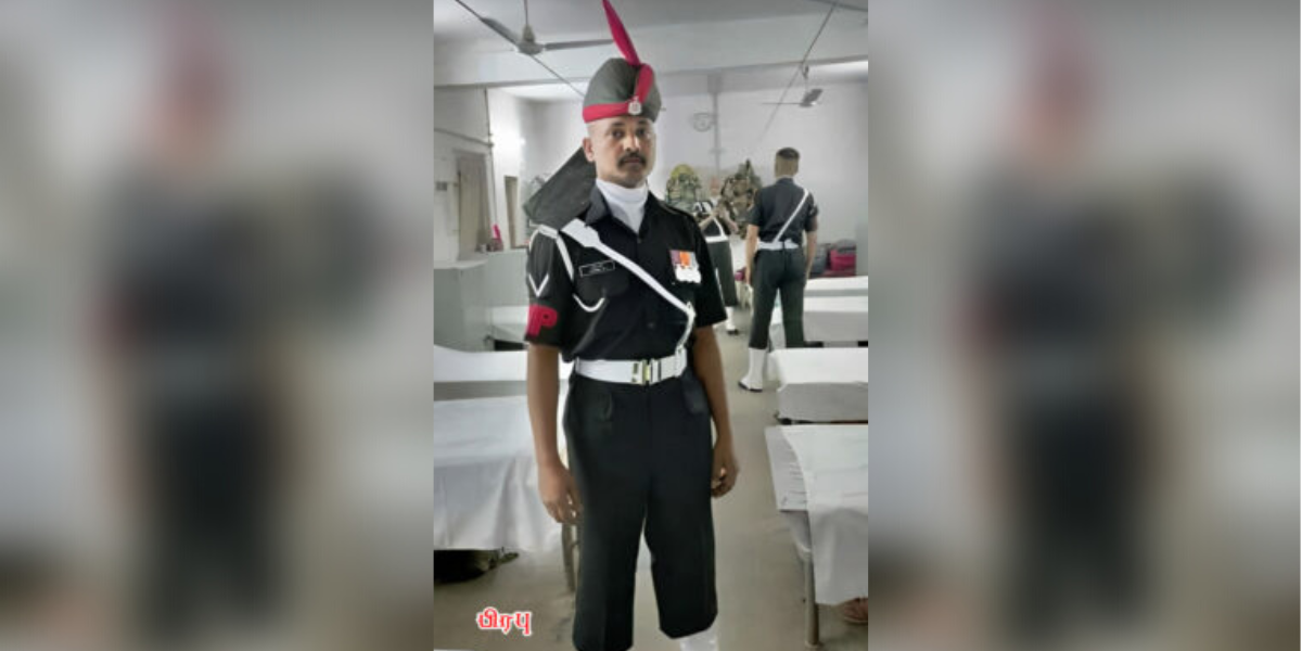 Deceased soldier Prabhu Deceased soldier Prabhu succumbed to his injuries. (Supplied)