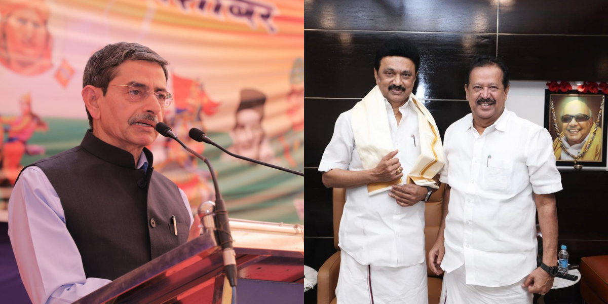 Ravi and Ponmudy Minister Ponmudy quipped that Governor Ravi should stop putting out social media messages like a politician and focus on his work. (Twitter)