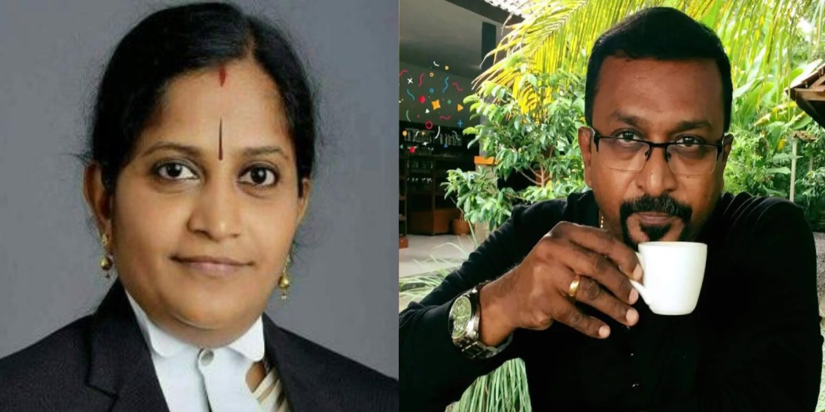 Victoria Gowri and advocate John Sathyan. Supreme Court Madras High Court