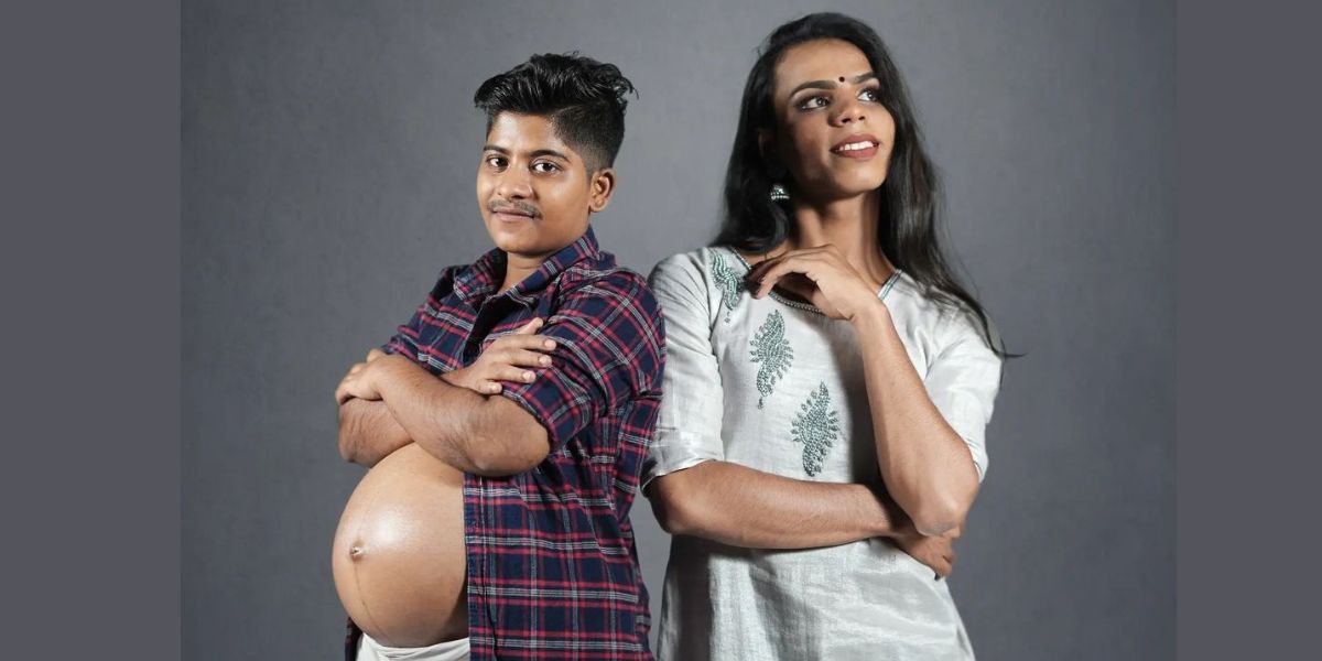 Zahad and Ziya Paval. (Instagram) Transman pregnancy Kerala