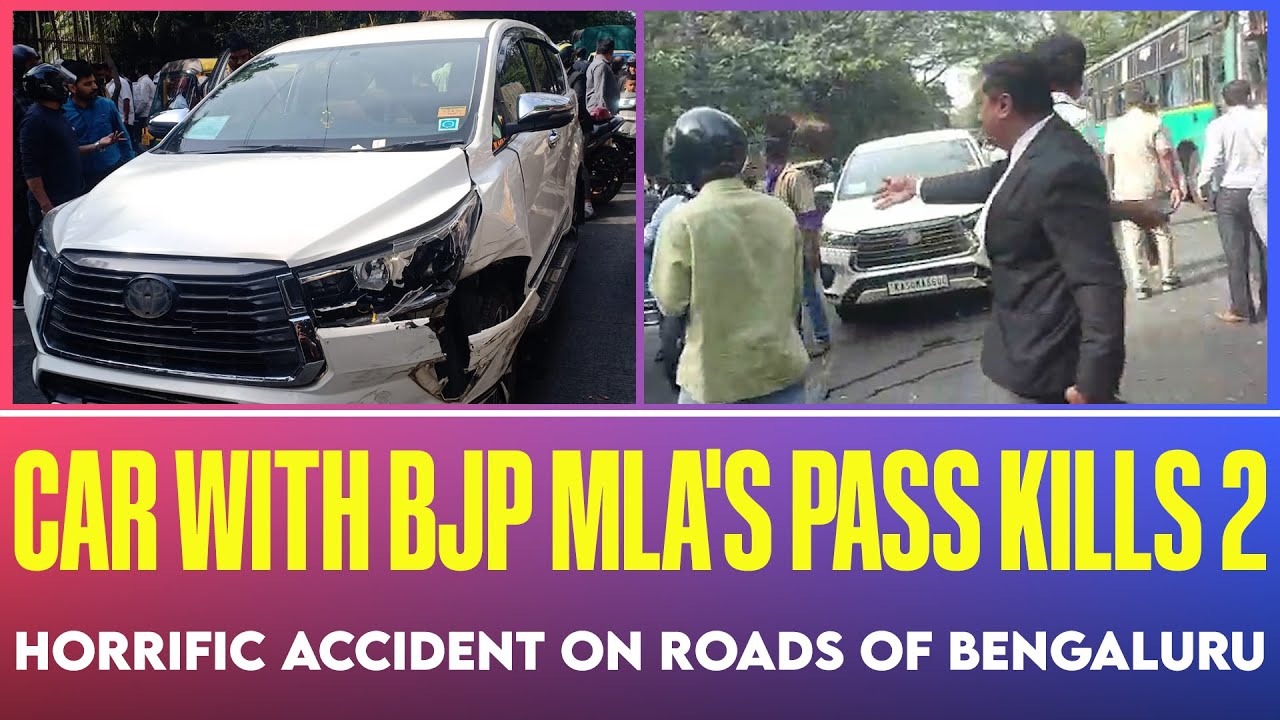 BJP MLA car rash driving