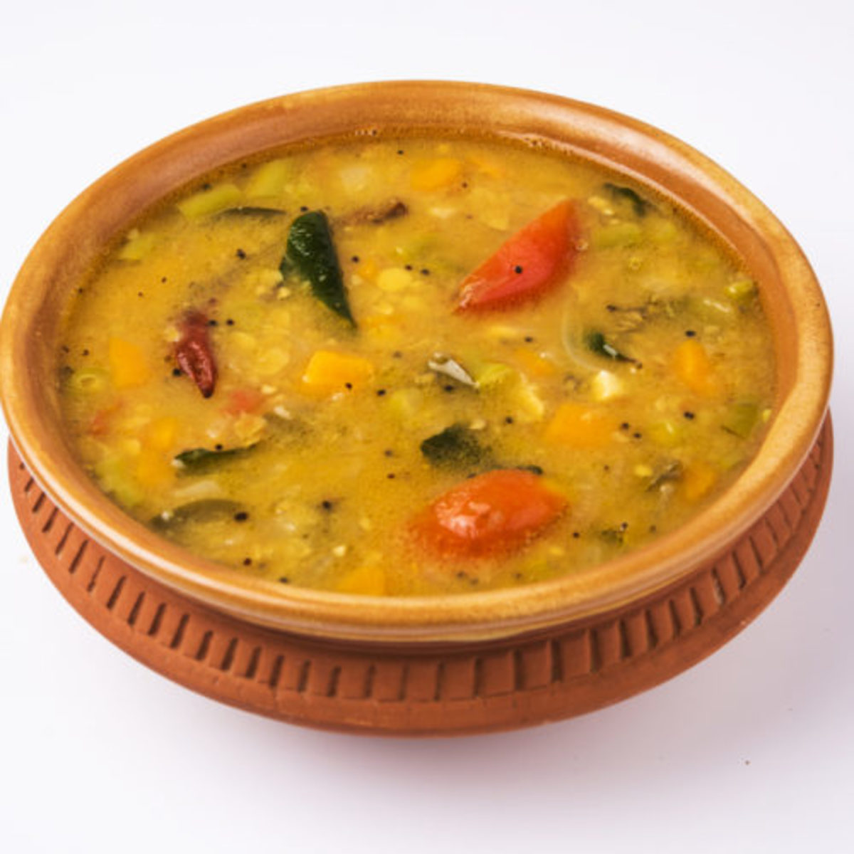 sambar Sambar is a lentil-based dish, cooked with pigeon pea, tamarind, spices and an assortment of vegetables. (Creative Commons)