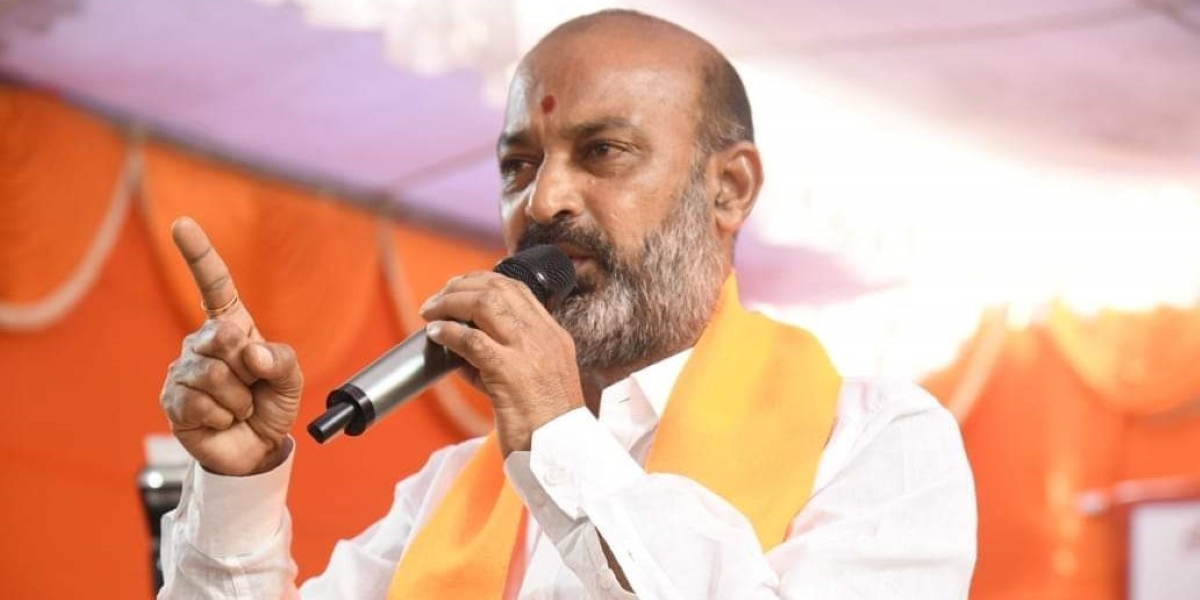 Bandi Sanjay Bandi Sanjay is in Delhi to meet with the BJP high command. (Twitter)