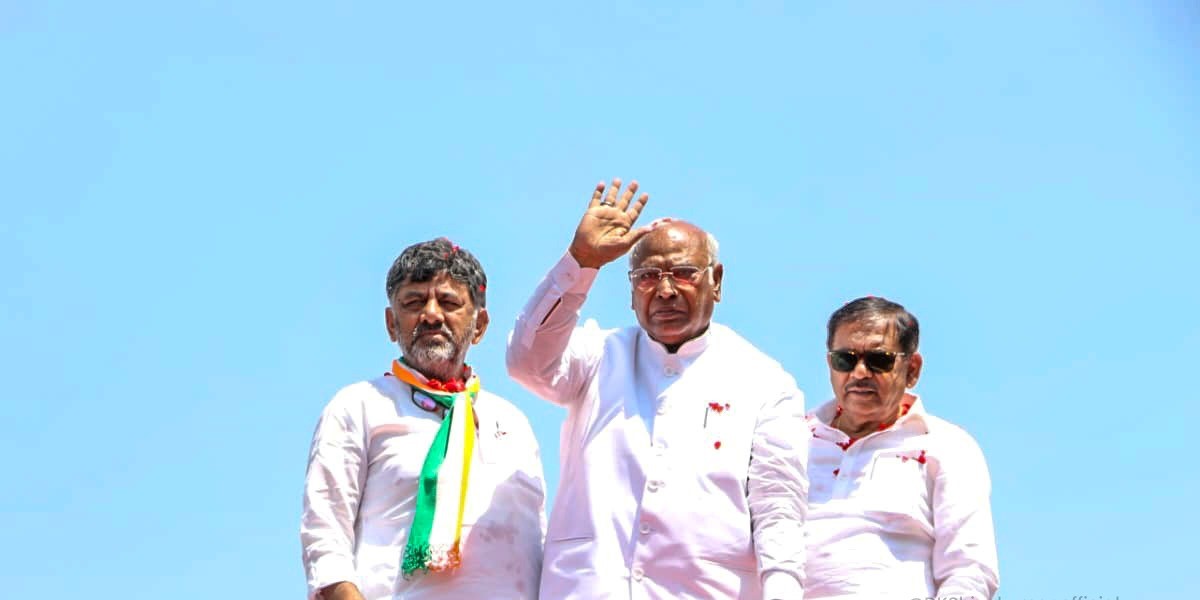 Congress AICC President Mallikarjun Kharge hit out at the BJP and BRS for not keeping to their promises. (Twiiter)