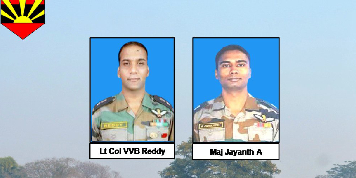arunachal helicopter crash VVB Reddy Jayanth A