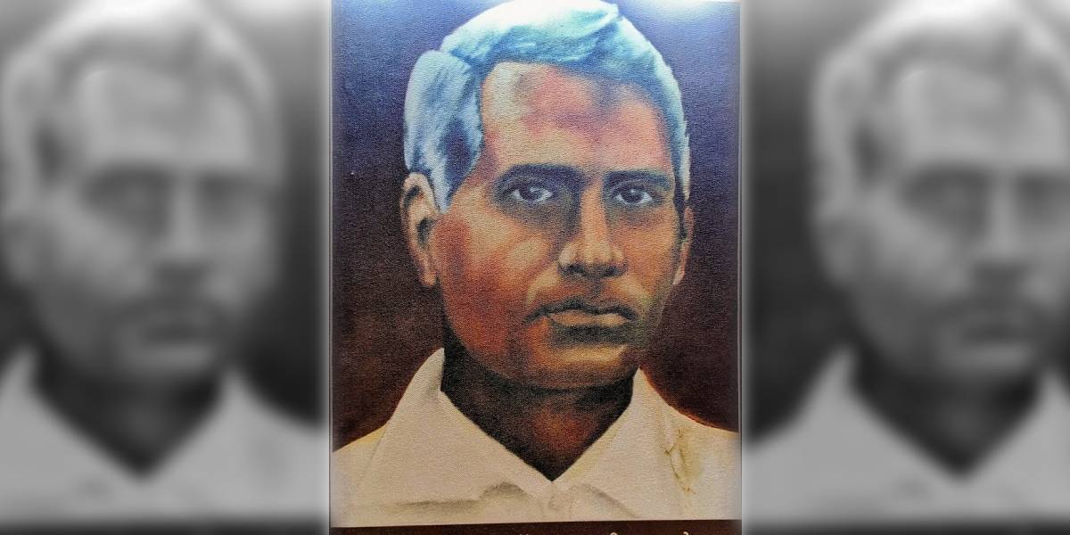 Vaikom Satyagrama leader TR Krishnaswamy Iyer. Portrait at the Vaikom Satyagraha Museum TR Krishnaswamy Iyer, leader of Vaikom Satyagraha in the year 1924