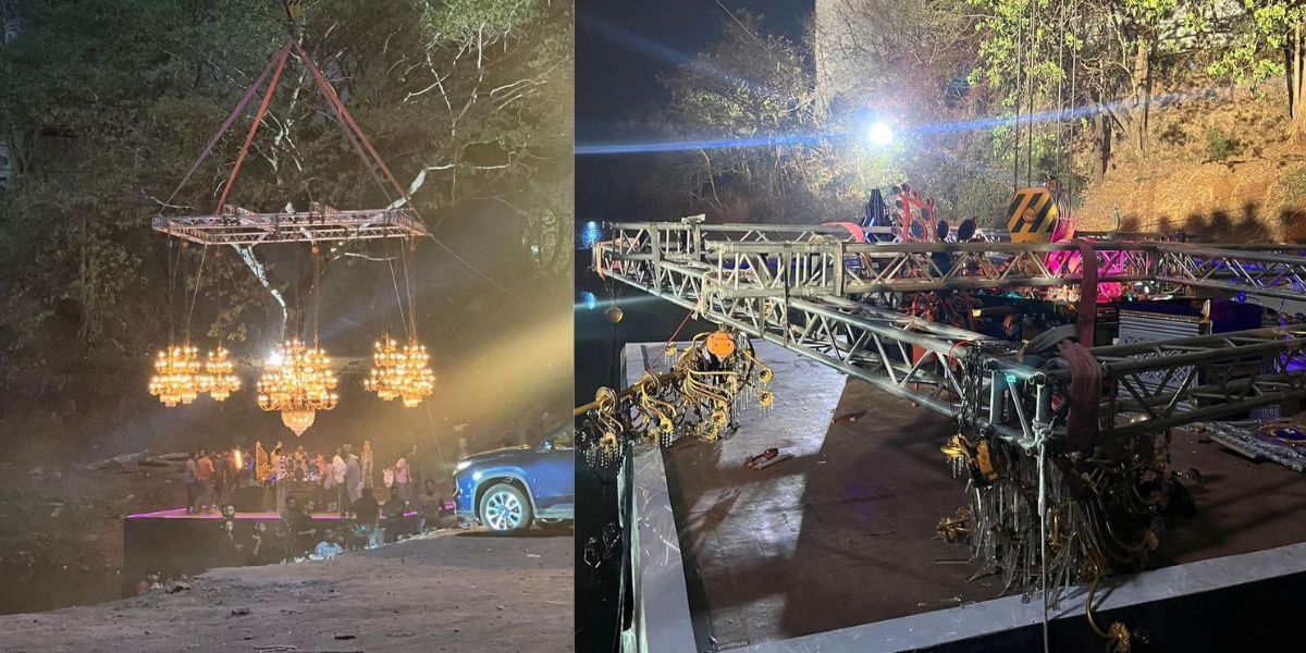 Pictures from the accident site shared by AR Ameen on Instagram. Pictures from the accident site shared by AR Ameen on Instagram.