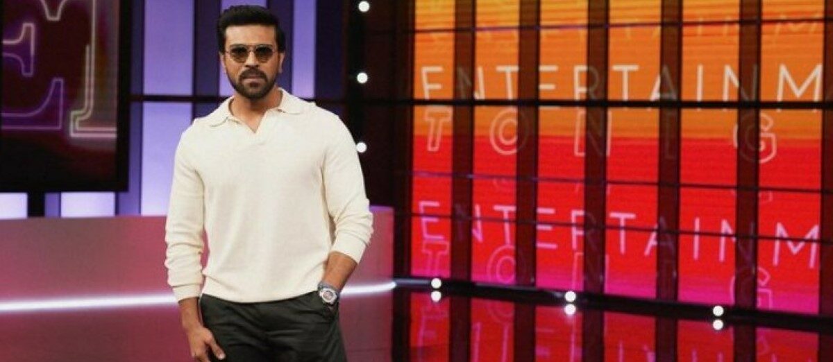 Ram Charan during the talk show. (Instagram) Rajamouli Marvel film