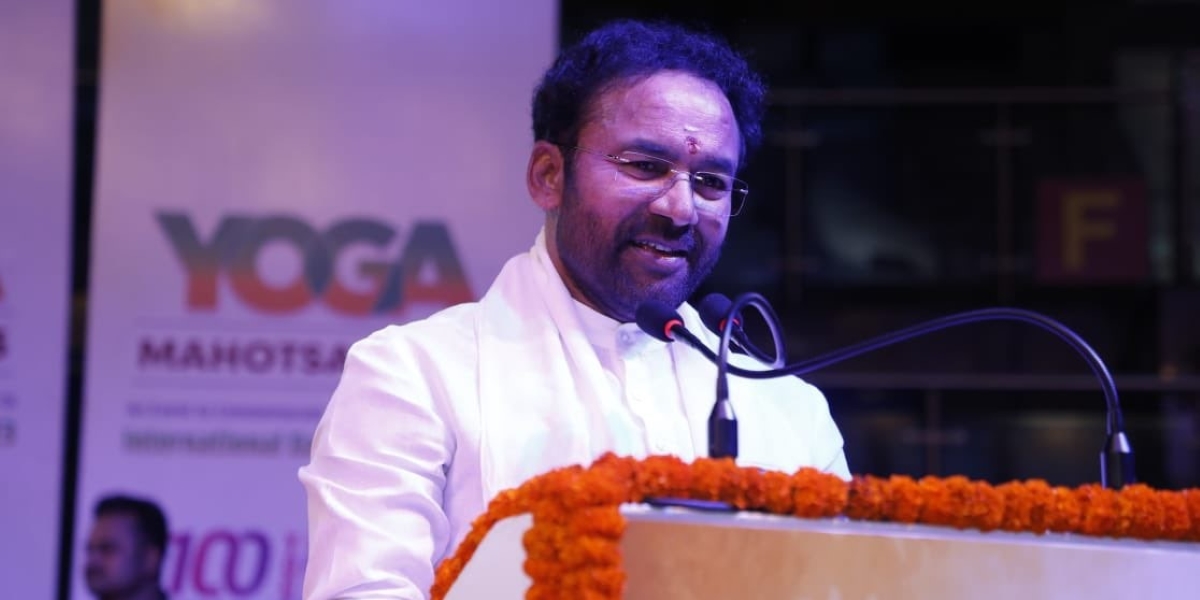 Union Tourism Minister G Kishan Reddy. (Twitter) Svamitva scheme: Kishan Reddy stated that if the scheme is implemented, the rural people will get property certificates for their houses and provide them with financial stability. (Twitter)
