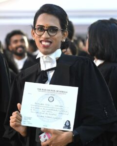 Padma Lakshmi is Kerala's first transgender lawyer. (Supplied)
