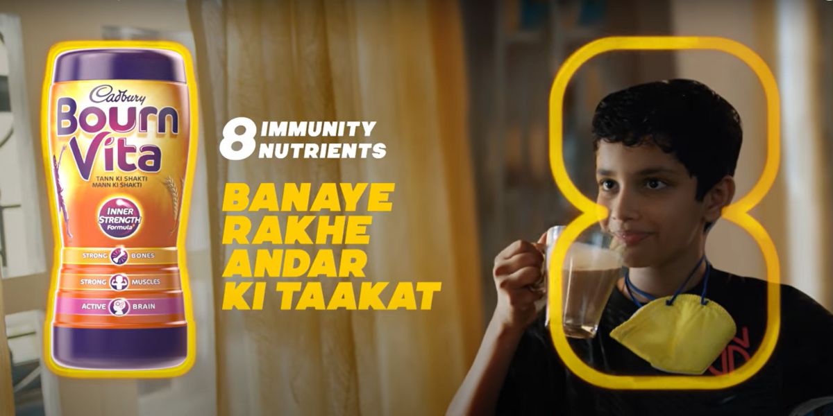 A screengrab of the Bournvita advertisemet. NCPCR Bournvita