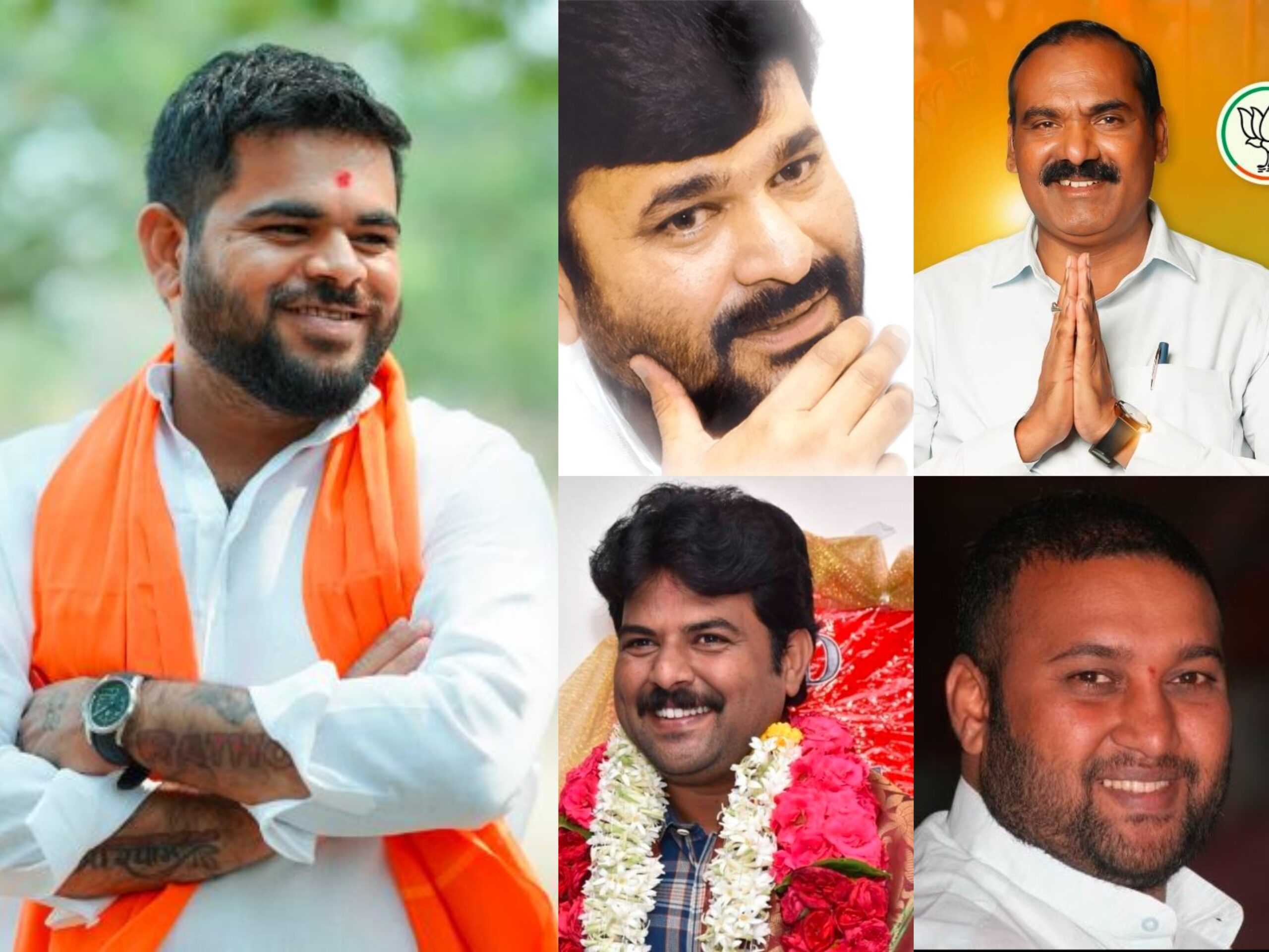 Candidates with Criminal Antecedents Mankiantha Rathod (BJP), Vinay Kulkarni (Congress) LC Nagaraj (BJP) RD Patil (SP) and Katta Jagadish Naidu (BJP)