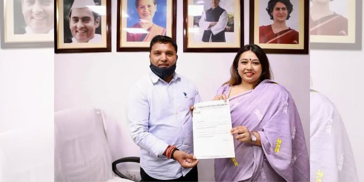 Srinivas BV with Angkita Dutta. (Twitter)