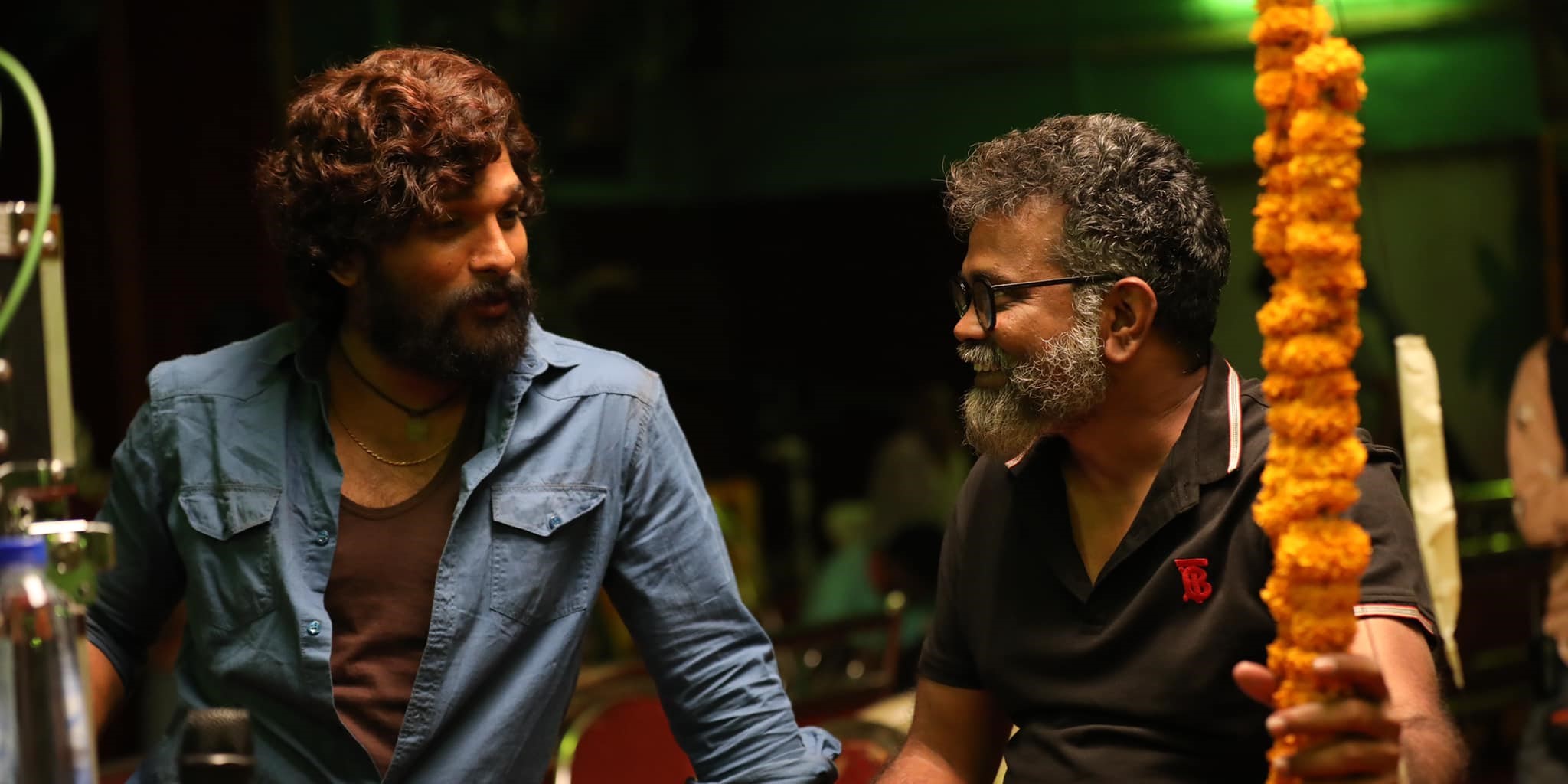 Sukumar with Allu Arjun. (Facebook) Sukumar IT raid Pushpa producers