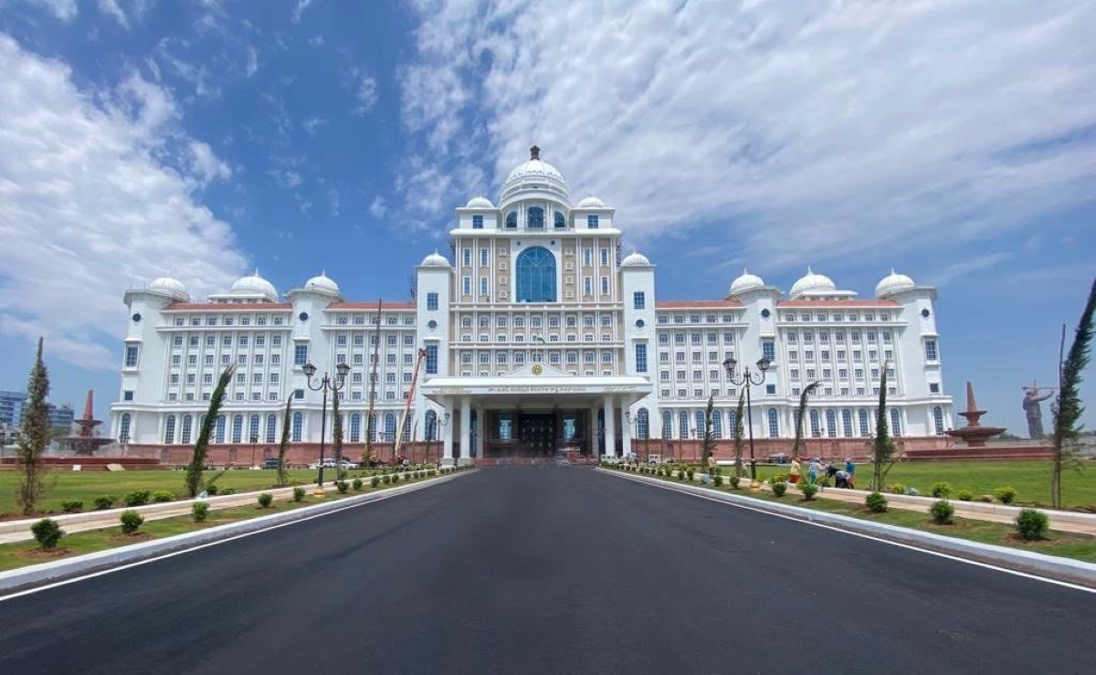 New Telangana Secretariat Photo essay: A look at Telangana Secretariat, India's 'tallest' administrative building set to be inaugurated on 30 April