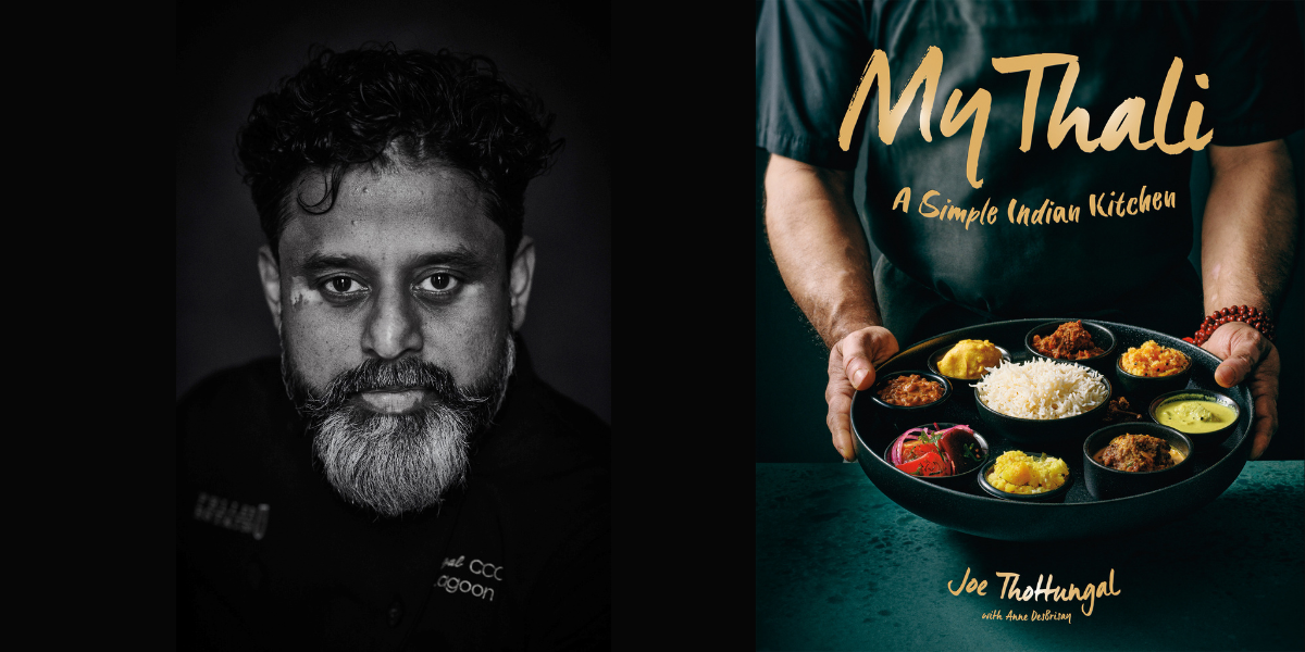 Thottungal ‘My Thali – A Simple Indian Kitchen’ In March 2023, Thottungal released his second book, 'My Thali – A Simple Indian Kitchen', in Canada. (Portrait by Christian Lalonde)