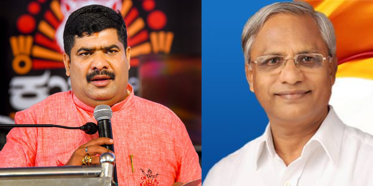 Kamath and Lobo In Mangaluru South constituency, Vedavyas Kamath has been fielded by the BJP and JR Lobo has been fielded by the Congress. (Facebook)