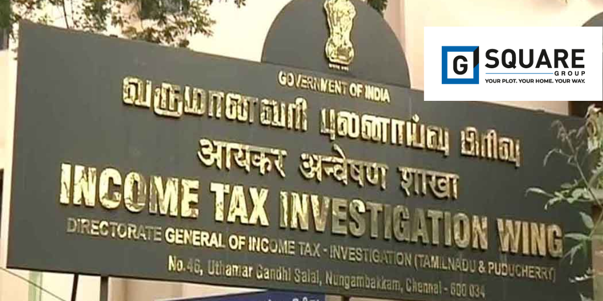 G Square raid The I-T sleuths started the raids at 7 am on Monday and more than 300 officers are involved in the search operations.
