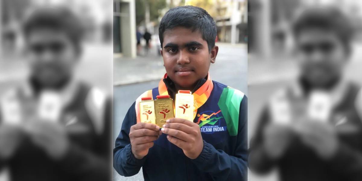 12-year-old Varun Anand who won three gold medals for India at the World Transplant Games 2023 held in Australia 12-year-old Varun Anand who won three gold medals for India at the World Transplant Games 2023 held in Australia. (Supplied)