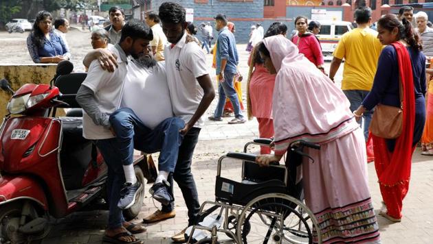 File pic for representation. District Health and Family Welfare office issues memo asking private hospitals, clinics, doctors to provide wheelchair and ambulance for two days