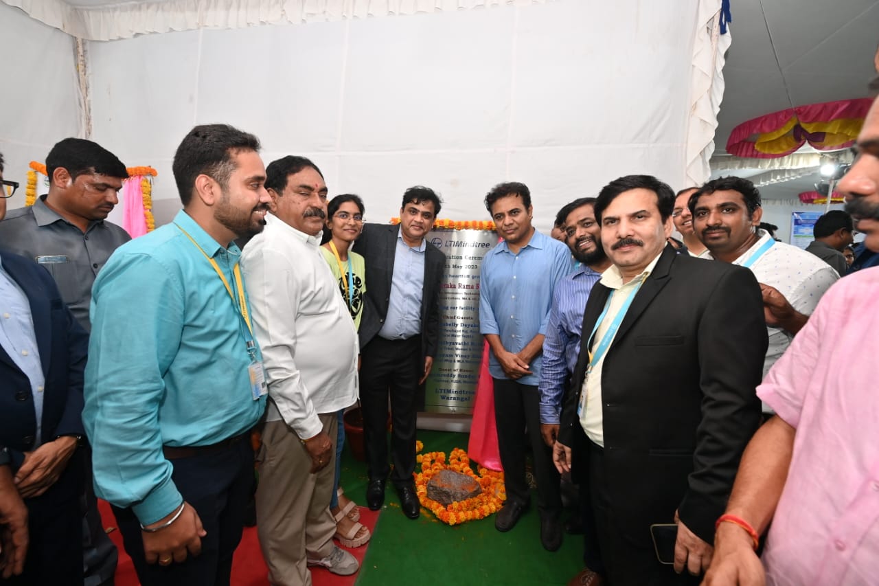 4 new IT companies inaugurated in Hanumakonda by Minister KTR 4 new IT companies inaugurated in Hanumakonda by Minister KTR