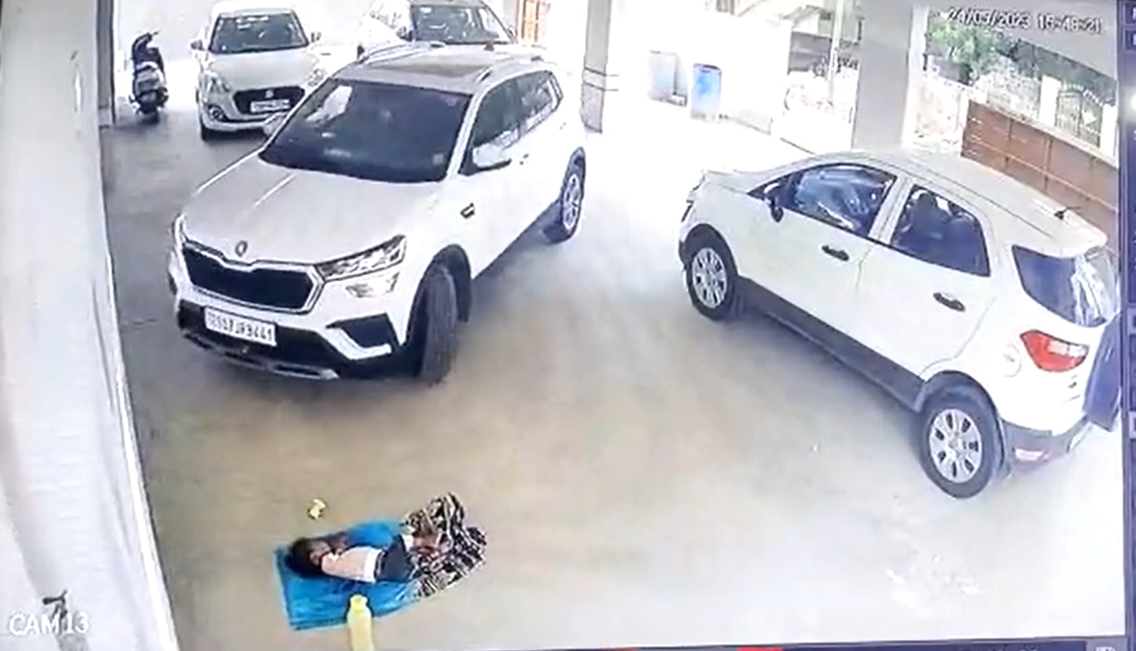 Interior designer booked for running over car on 3-year-old in Hyderabad Interior designer booked for running over car on 3-year-old in Hyderabad