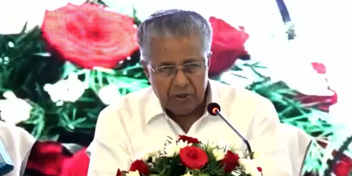 Kerala Chief MInister Pinarayi Vijayan speaking during the launch of garbage-free Kerala. (Screengrab) Kerala Chief MInister Pinarayi Vijayan speaking during the launch of garbage-free Kerala. (Screengrab)