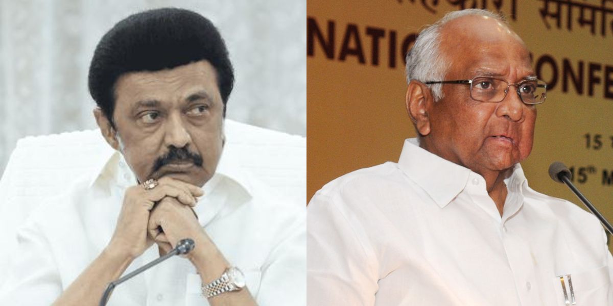 MK Stalin, Sharad Pawar