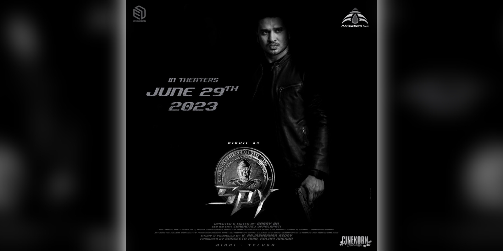 Poster of the film Spy Nikhil Siddhartha Spy