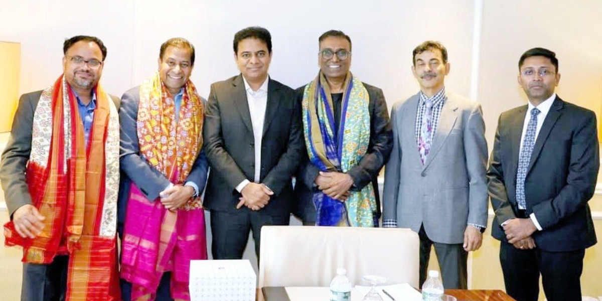 Ocugen to Establish R&D Centre in Hyderabad KTR with the Ocugen team in New York. (Supplied)