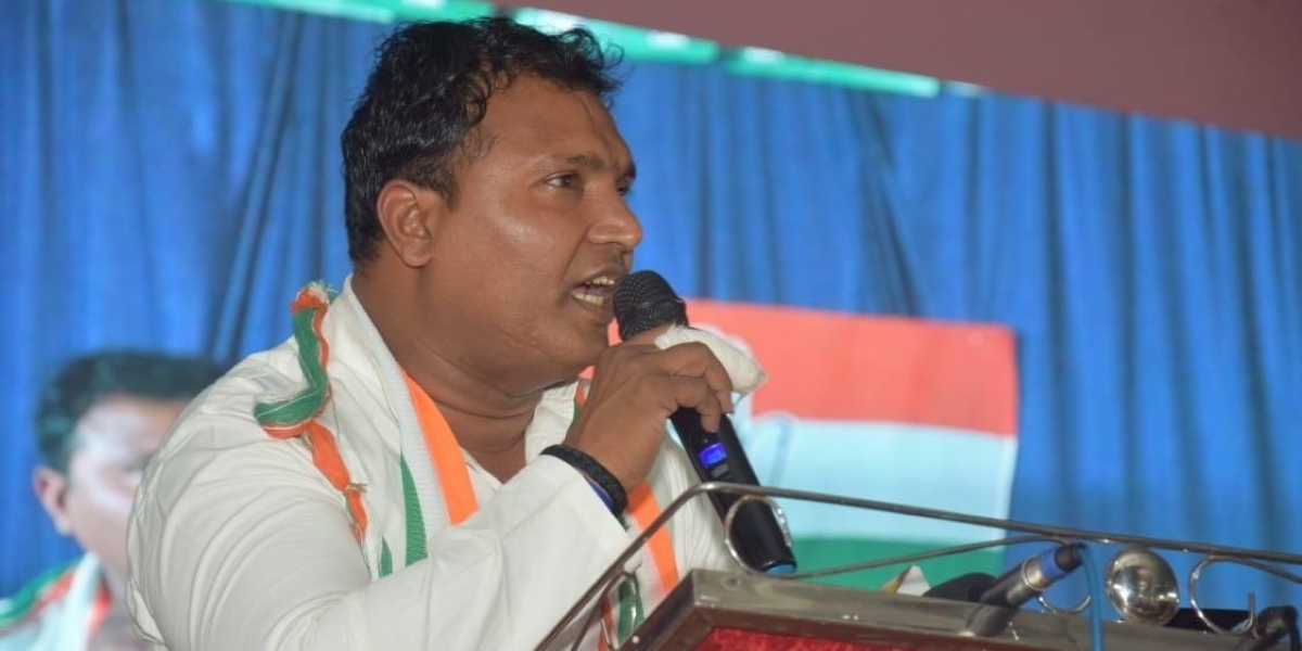 Srinivas BV speaking at an event. (Facebook)