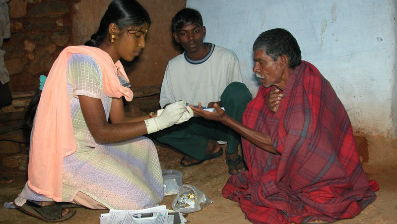 diabetes Representative picture of diabetes being checked in rural areas. (Wikimedia Commons)
