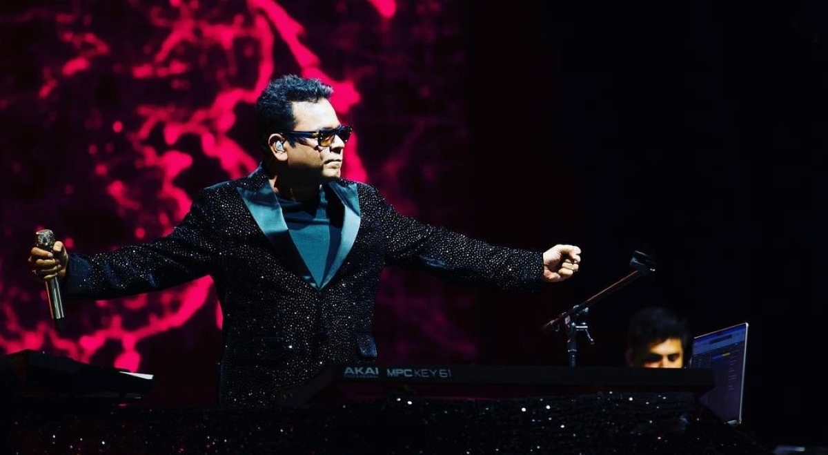 AR Rahman performing at a concert AR Rahman performing at a concert