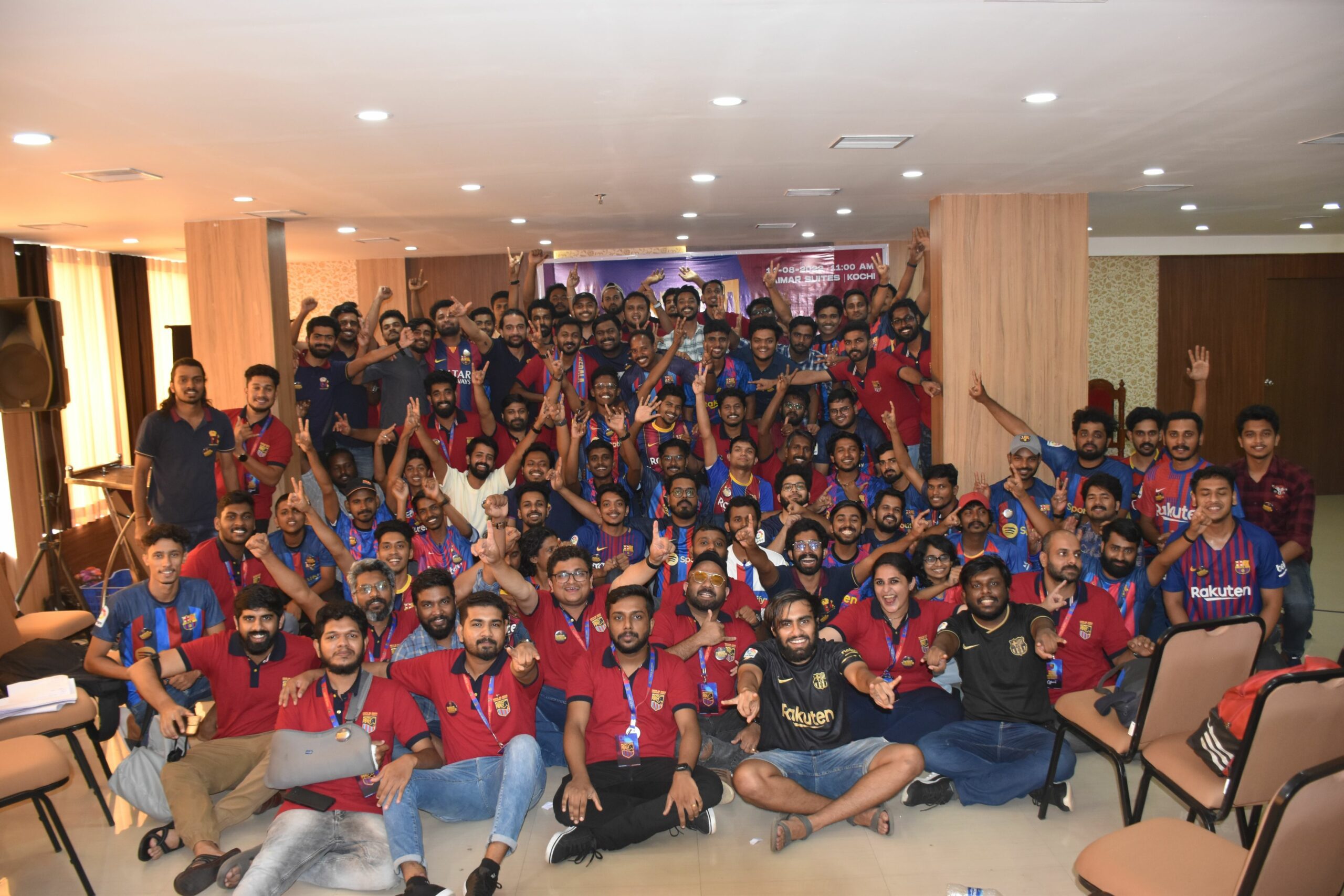 Penya del Barca Kozhikode is the second official fan group of FC Barcelona in India and the only official group in South India. (Supplied)