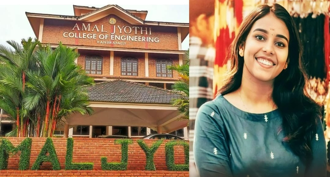 AmalJyothi Sradha Satheesh, a second-year student of Amal Jyothi College of Engineering, was found hanging in her hostel room on Friday, 2 June. (Supplied)