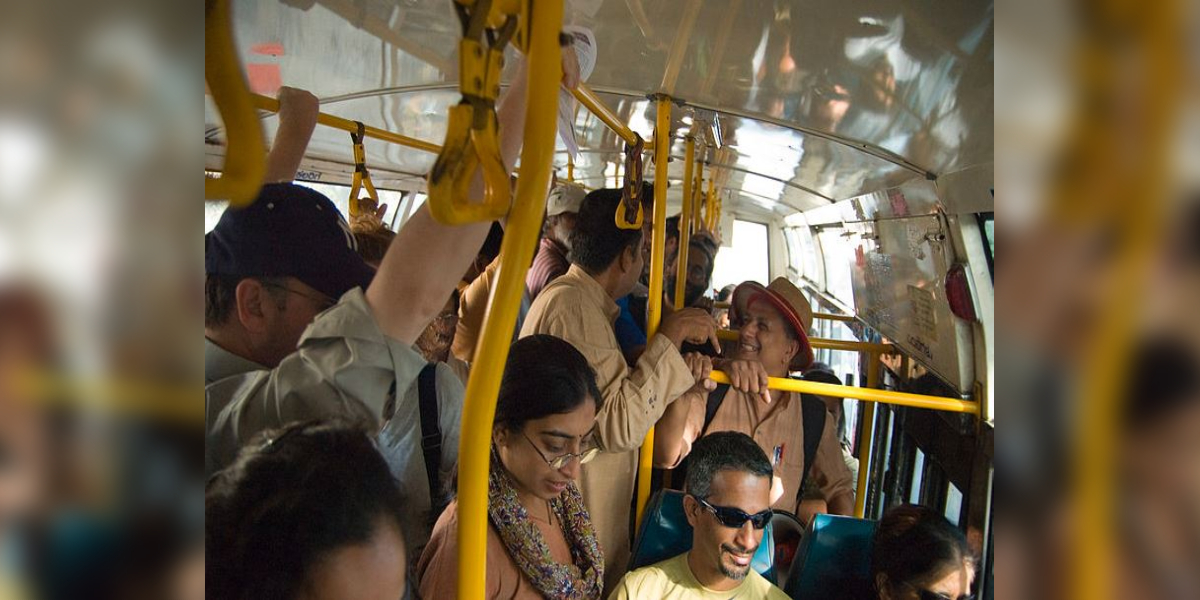Bus Passengers – Wikimedia Commons Not a freebie: Free bus rides for woman a transformative move, say activists