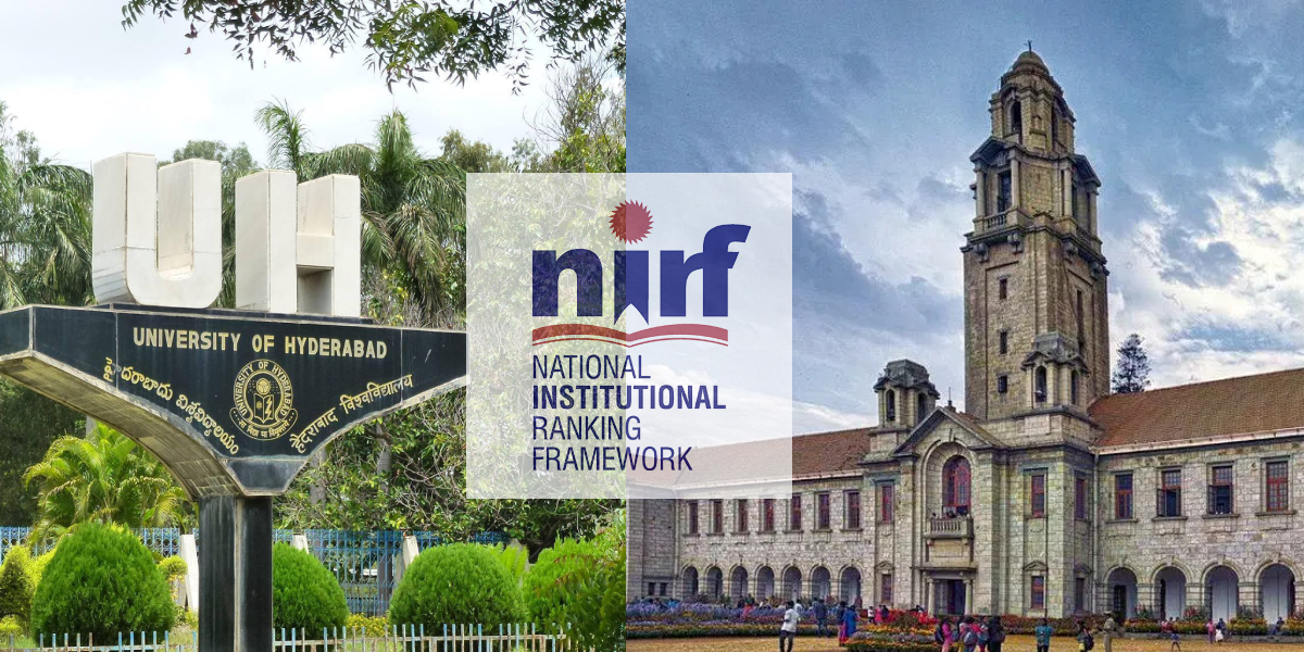 IISc, VIT, UOH among 44 universities from South India in top 100 in NIRF Ranking 2023