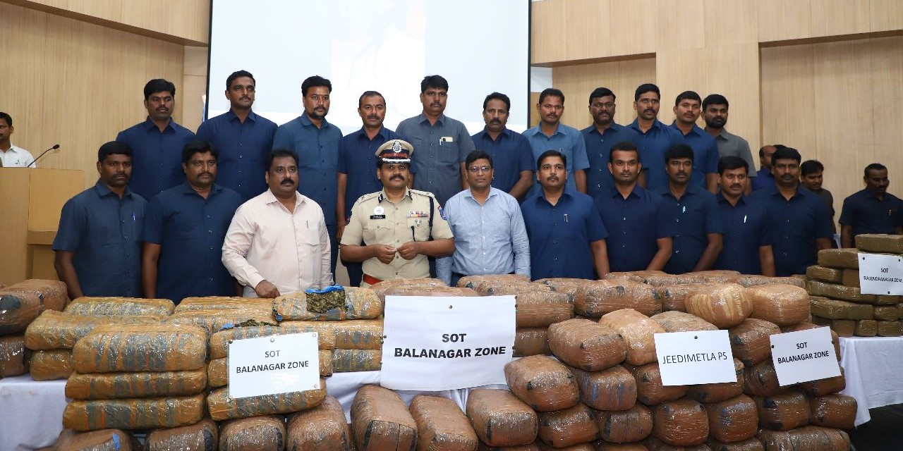 Hyderabad ganja seized