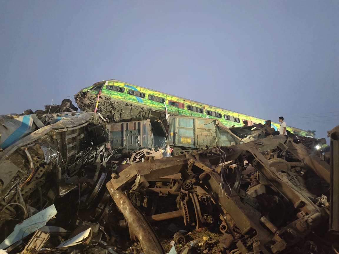 WhatsApp Image 2023-06-03 at 6.30.15 AM (2) The train crash occurred near the Bahanaga Baazar station in the Balasore district, about 250 km south of Kolkata and 170 km north of Bhubaneswar. (Supplied)