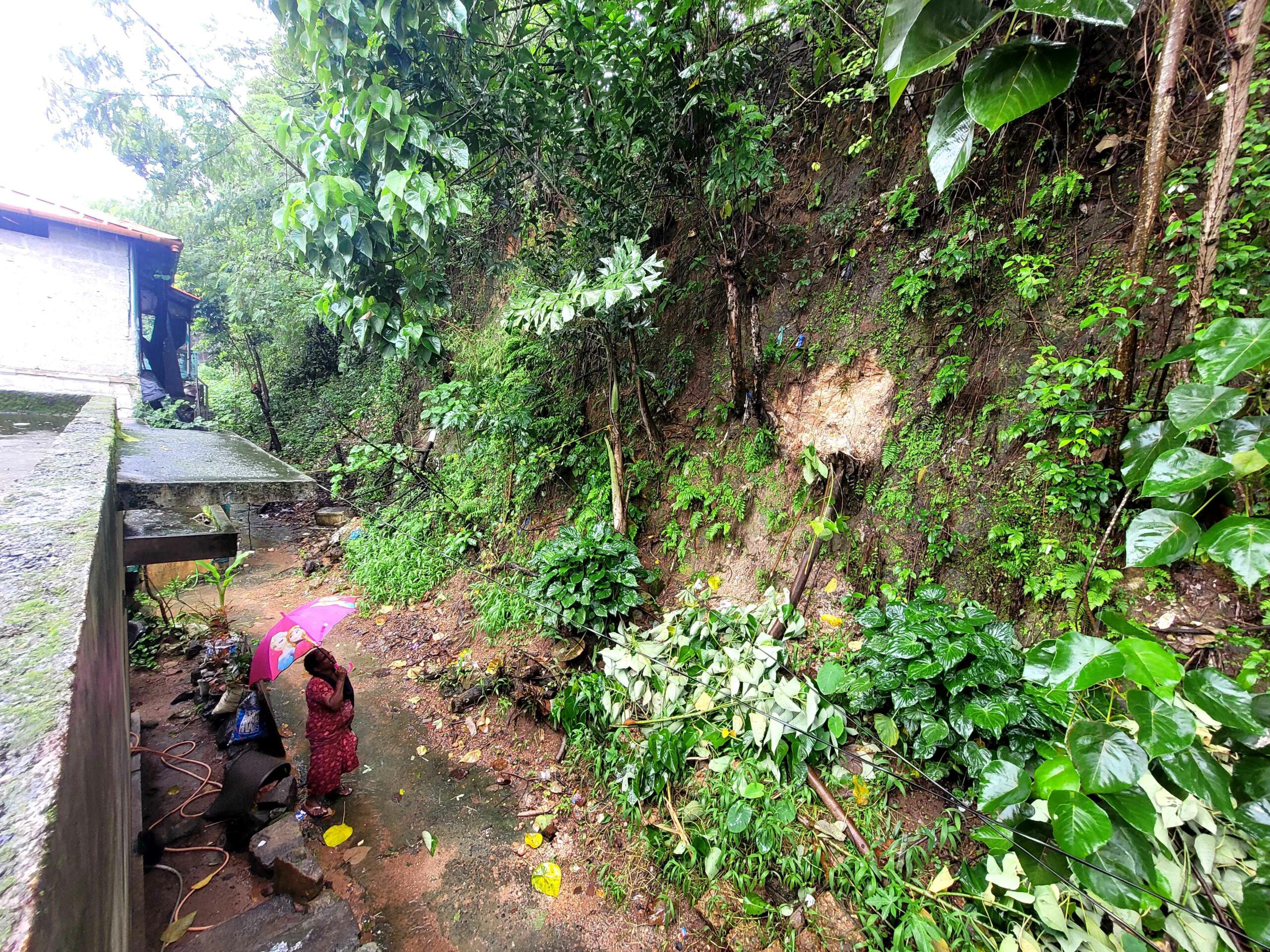One day's worth erosion near Mollys House