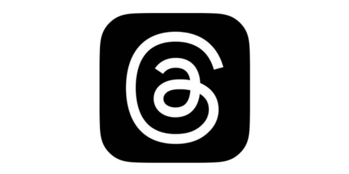 Logo of threads app. Logo of threads app.