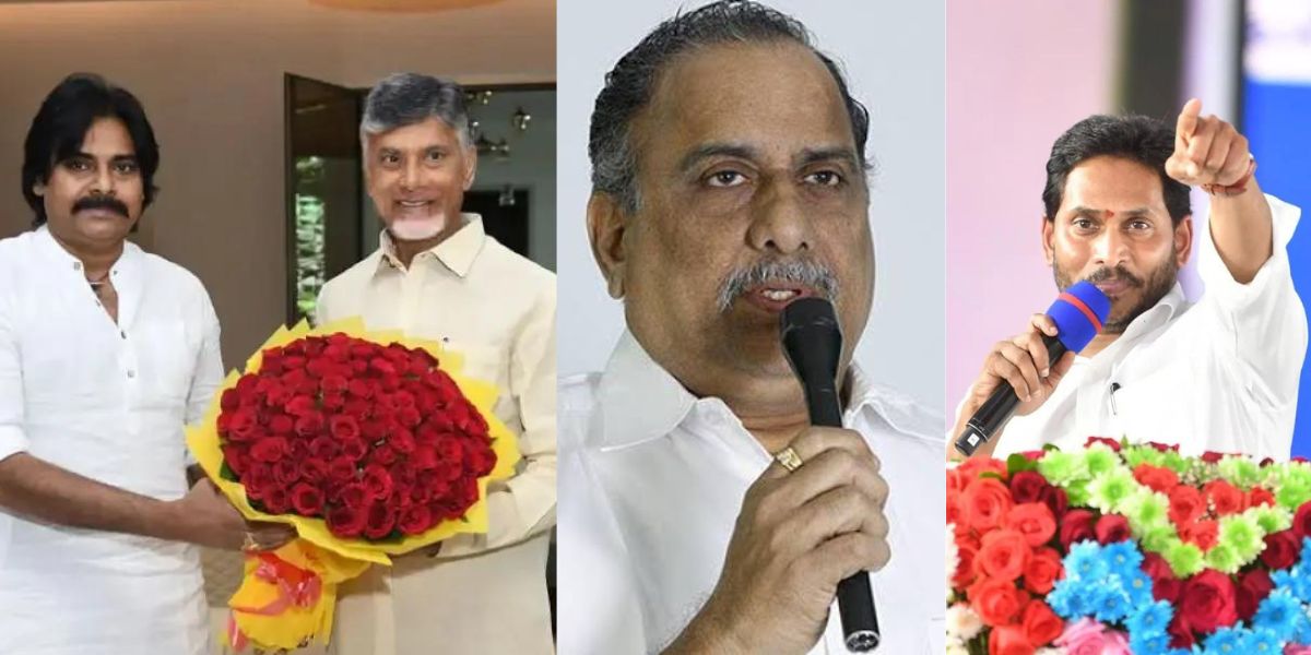 Pawan Kalyan with Chandrababui Naidu, Mudragada Padmanabham, YS Jagan Mohan Reddy. As Kapu veteran Mudragada Padmanabham crosses swords with Pawan Kalyan, YSRCP senses an opportunity
