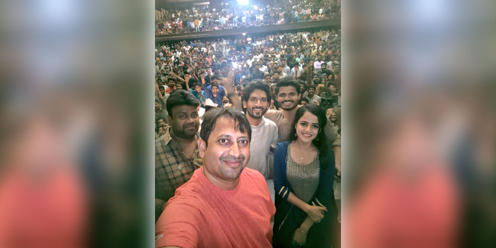 Producer Sreenivas Kumar Naidu with team Baby