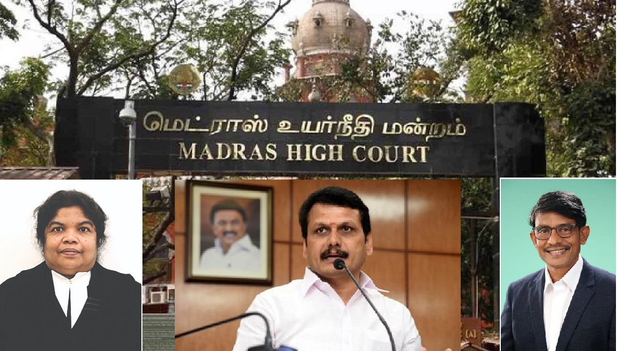 VSB HC Legal deadlock as Madras High Court delivers split verdict in habeas corpus plea by Minister Senthil Balaji’s wife
